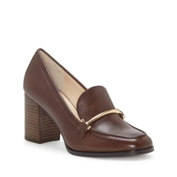 Enzo Angiolini "Mardie" Brown Leather Pump 8 - Picture 1 of 10
